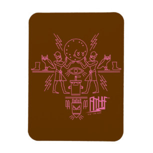 Magnet Flexible Aqua Teen Hunger Force Hieroglyphics