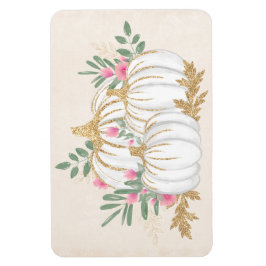 Magnet Flexible Aquarelle blanche et Citrouille or