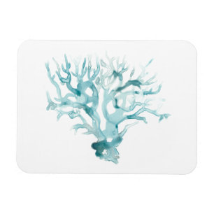 Magnet Flexible Aquarelle Corail - Bleu
