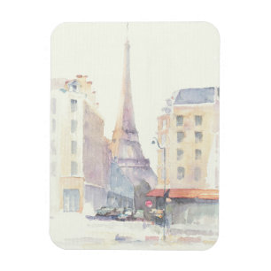 Magnet Flexible Aquarelle de Tour Eiffel Paris