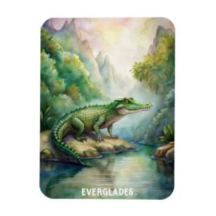 Magnet Flexible Aquarelle du parc national des Everglades