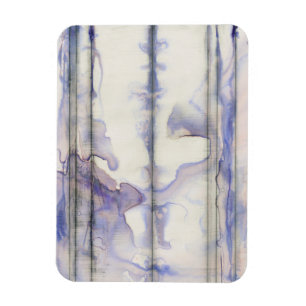 Magnet Flexible Aquarelle libre d'expression de violette