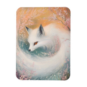 Magnet Flexible Aquarelle Mystic Bloom Spring Fox