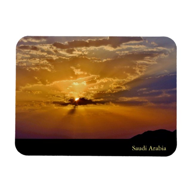 Magnet Flexible Arabie saoudite (Horizontal)
