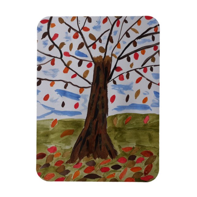 Magnet Flexible Arbre d'automne (Vertical)