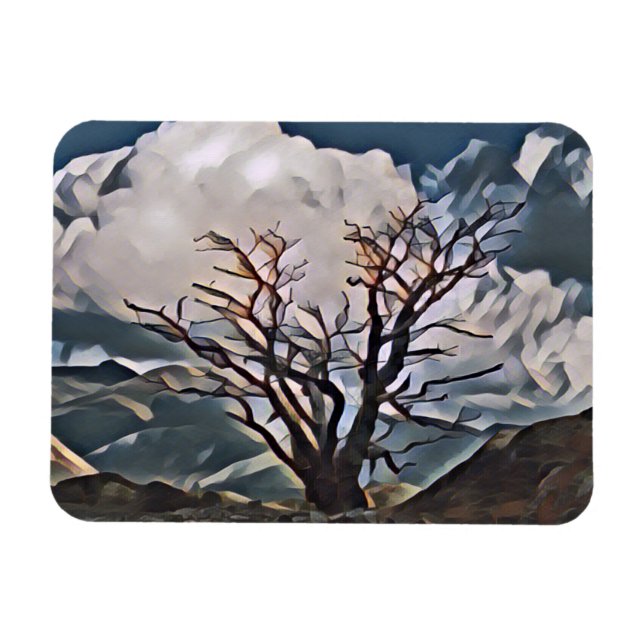 MAGNET FLEXIBLE ARBRE DE MONTAGNE (Horizontal)