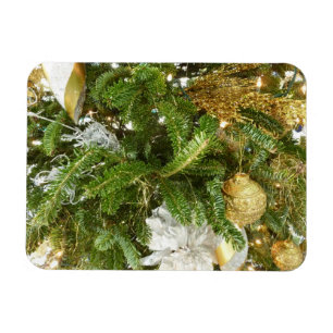 Magnet Flexible Arbre de Noël I Argent et Or