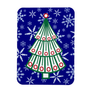 Magnet Flexible Arbre de Noël relié sur Snowflake Blizzard