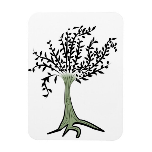 Magnet Flexible Arbre vert (Vertical)