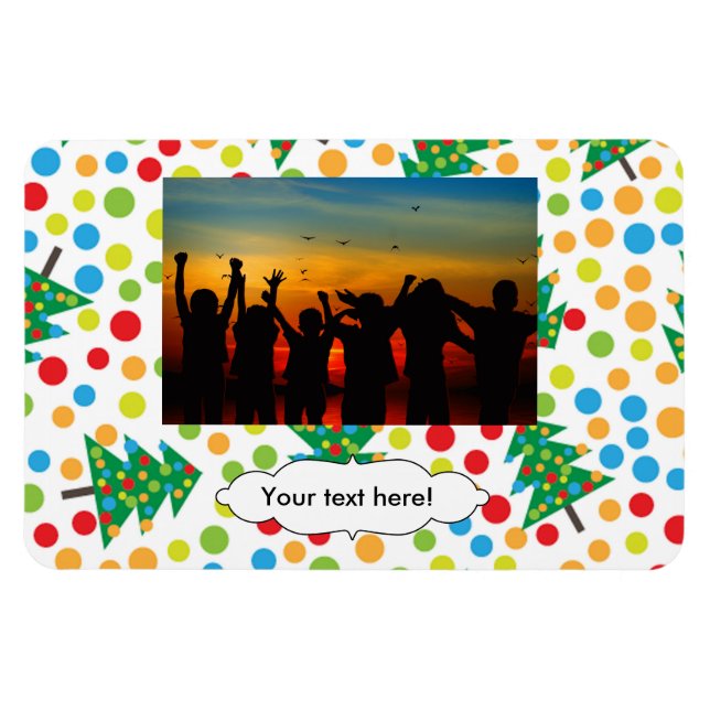 Magnet Flexible Arbres de Noël motif (Horizontal)