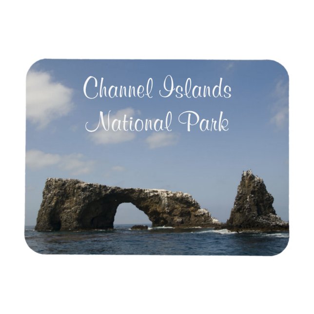 Magnet Flexible Arc de l'île d'Anacapa, Parc national des îles Ang (Horizontal)