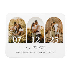Magnet Flexible Arch Photo Enregistrer La Date Faire-part Carte Ma