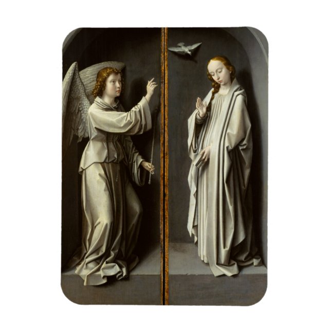 Magnet Flexible Archange Gabriel; La Vierge Annunciate (Vertical)