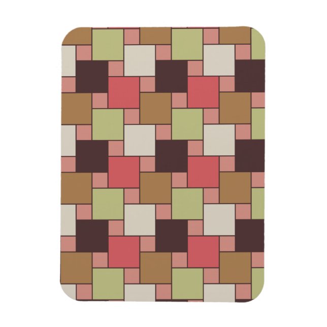 Magnet Flexible Armoire d'épices géométrique (Vertical)