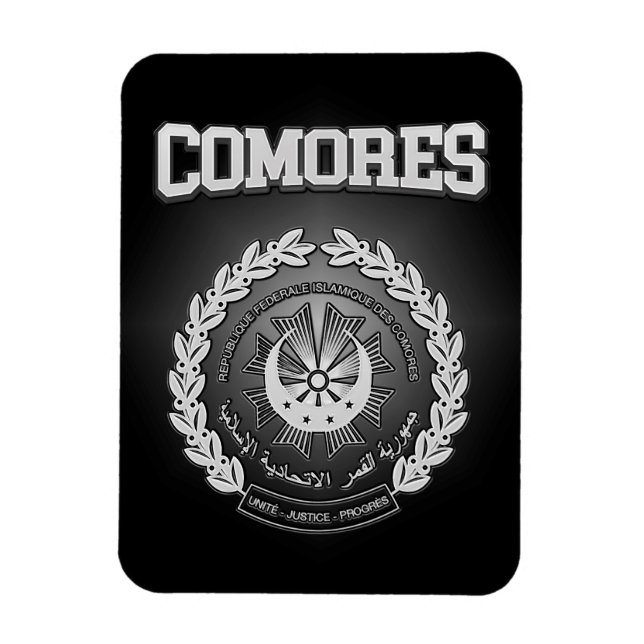 Magnet Flexible Armoiries de Comores (Vertical)