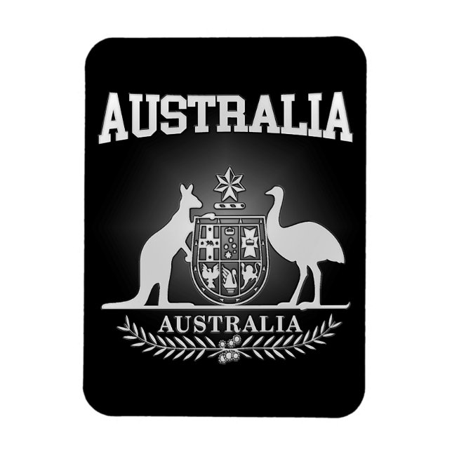 Magnet Flexible Armoiries de l'Australie (Vertical)