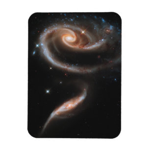 Magnet Flexible Arp 273 Galaxies Interagissant En Andromède.