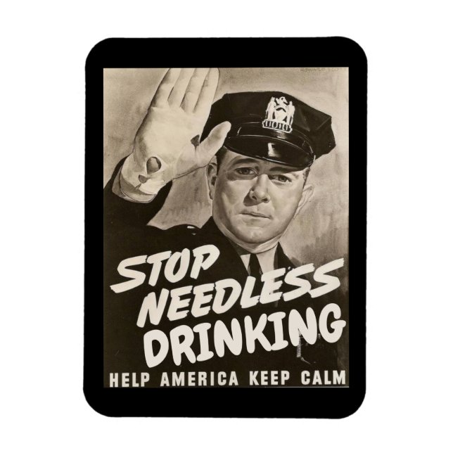 Magnet Flexible Arrêter de boire (Vertical)