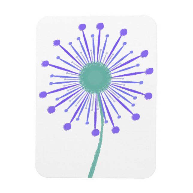 Magnet Flexible Arrière - plan à motif floral mignon (Vertical)