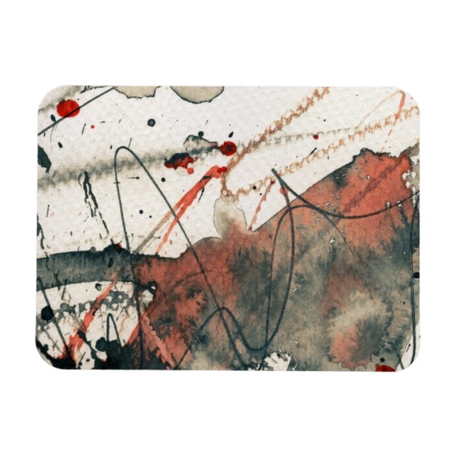 Magnet Flexible arrière - plan Abstrait, texture d'encre. 5 (Horizontal)