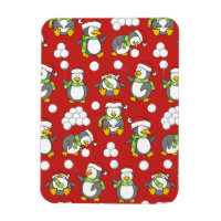 Arrière - plan de pingouins de Noël