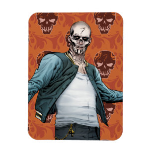 Magnet Flexible Art de bande dessinée d'EL Diablo du peloton   de