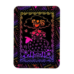 Magnet Flexible ART FOLAIRE ANIMAUX DE FERME MOULER PIG ROOSTER Pr