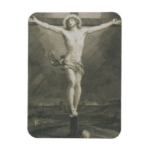 Magnet Flexible Art minimaliste de la Crucifixion Monomatique
