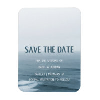 Art minimaliste Waves Beach Wedding Enregistrer la