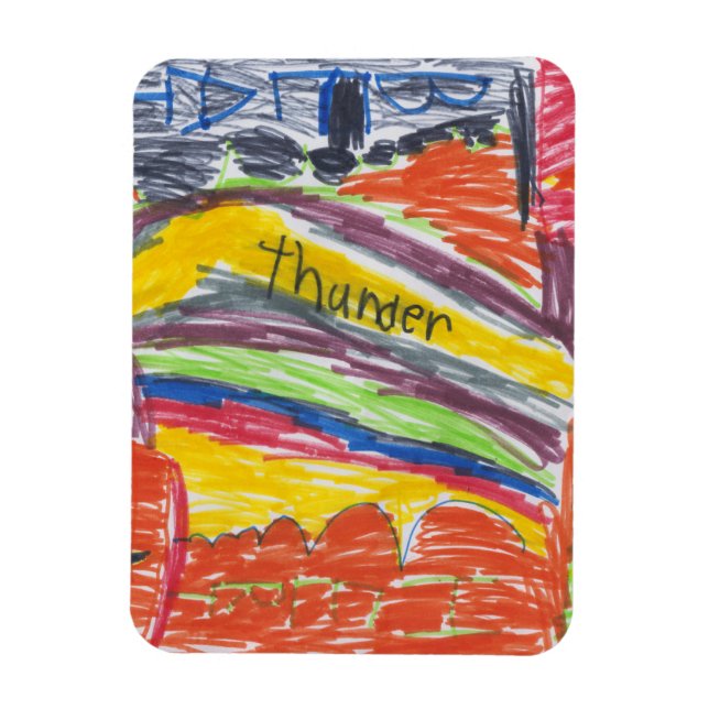 Magnet Flexible Art pour enfants garde art ou photo (Vertical)