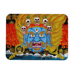Magnet Flexible Art tibétain oriental frais de tatouage de démon