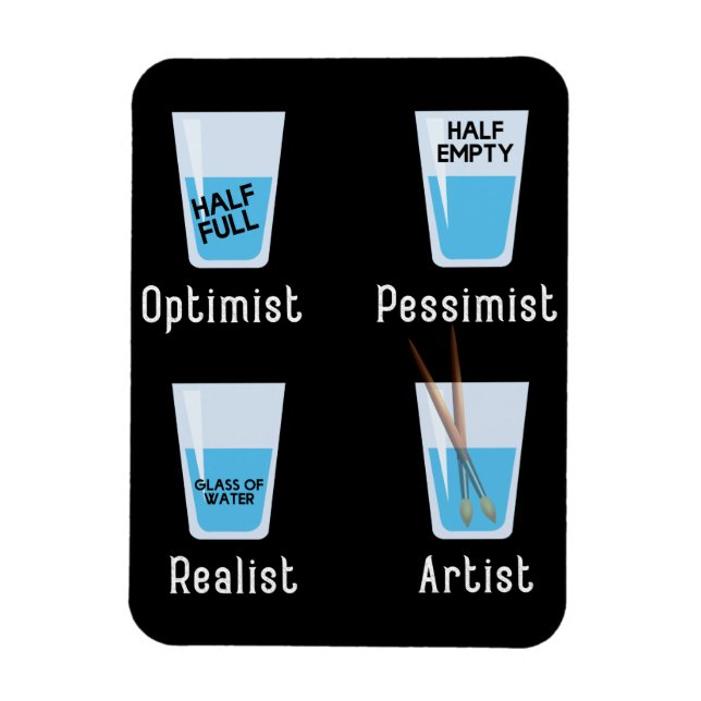 Magnet Flexible Artiste Faits Drôle Artistes Artistes Enseignant A (Vertical)