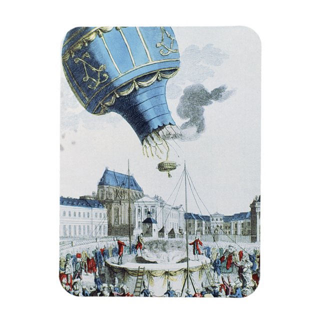 Magnet Flexible Ascension des frères Montgolfier montgolfière mont (Vertical)