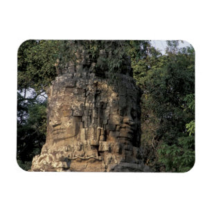 Magnet Flexible Asie, Cambodge, Siem Reap. Immenses sculptures en 