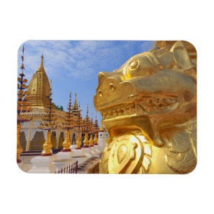 Magnet Flexible Asie, Myanmar (Birmanie), Bagan (païen). Shwe 4