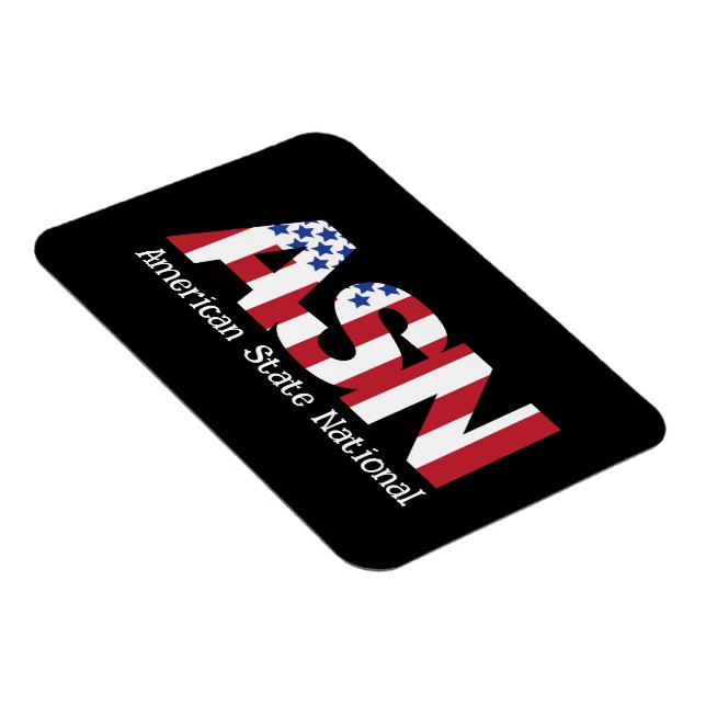 Magnet Flexible ASN - American State National (Côté Droit)