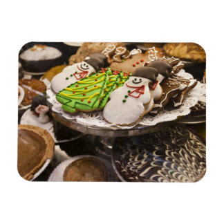 Magnet Flexible Assiette de biscuits de Noël frais