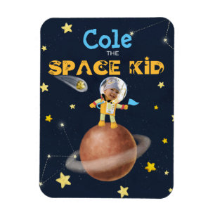 Magnet Flexible 👨 ‍ 🚀 Astronaute, thème spatial mignon Pe