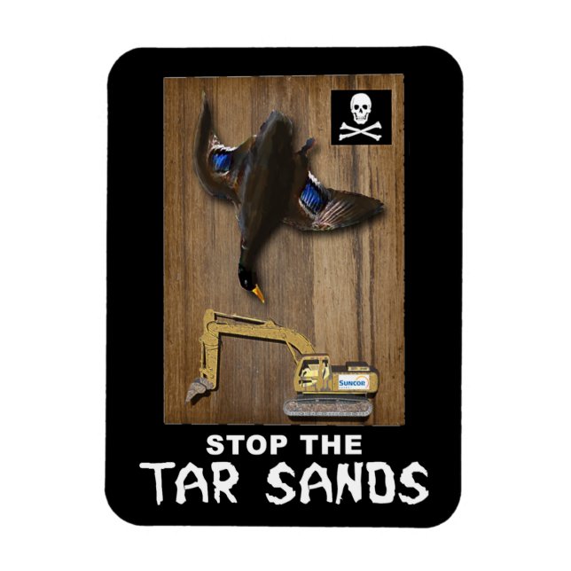 Magnet Flexible Athabasca Tar Sands Duck Mount (Vertical)