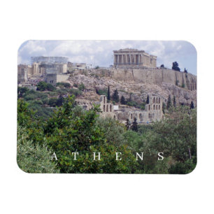 Magnet Flexible Athènes Acropole vue réfrigérateur aimant