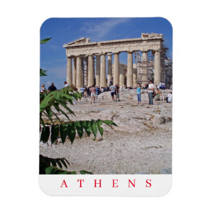 Magnet Flexible Athènes Parthénon vue panoramique aimant frigo