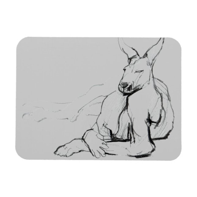 Magnet Flexible Athlète en repos (Horizontal)