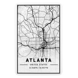 Magnet Flexible Atlanta Georgia USA City Travel City Map