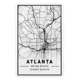 Magnet Flexible Atlanta Georgia USA City Travel City Plan