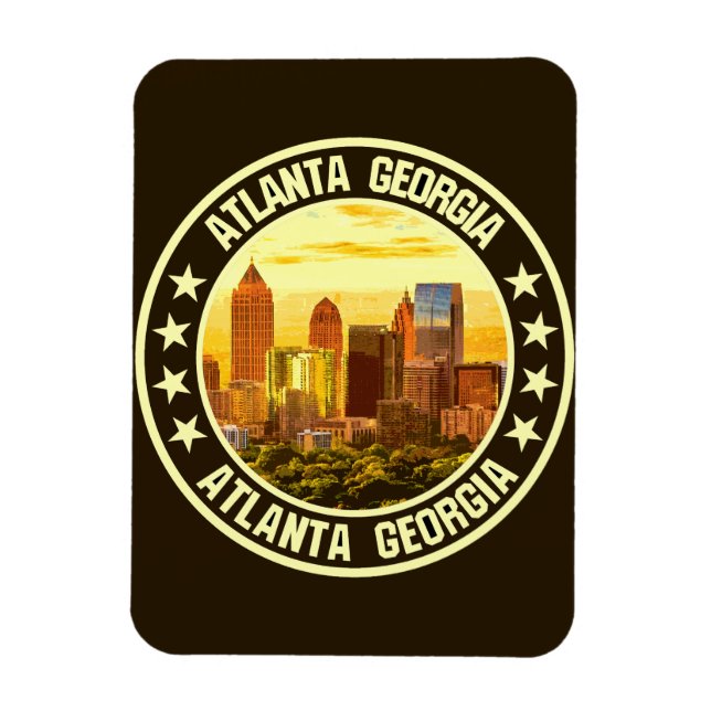 Magnet Flexible Atlanta Géorgie (Vertical)