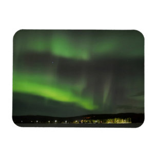 Magnet Flexible Aurora borealis dans l'aimant rectangle du ciel