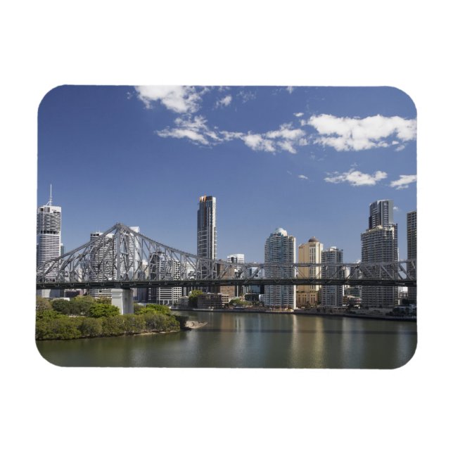 Magnet Flexible Australie, Queensland, Brisbane, Story Bridge, (Horizontal)