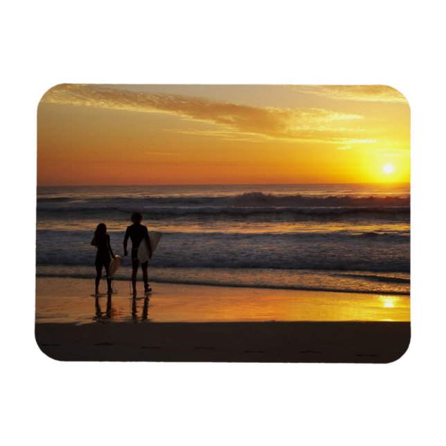 Magnet Flexible Australie, Queensland, Gold Coast, Surfers à (Horizontal)