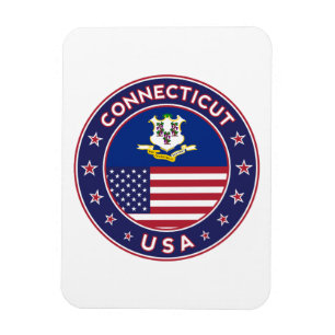 Magnet Flexible Autocollant Connecticut, États-Unis