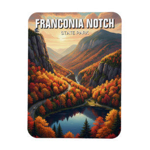 Magnet Flexible Automne en Franconia Notch State Park Travel